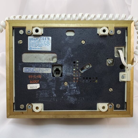 VTG Western Electric DECO-TEL Rotary Telephone Hollywood Regency Model 236478 - Picture 3 of 16